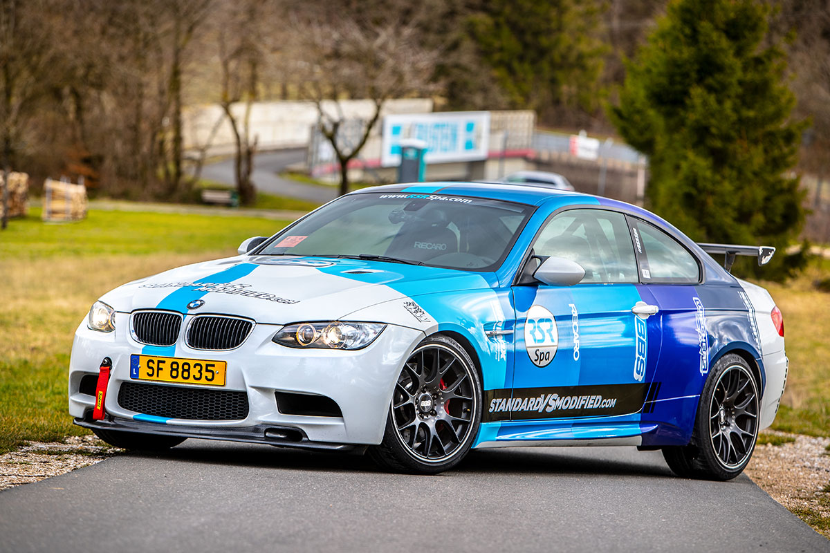 BMW m3 e92 in Rain